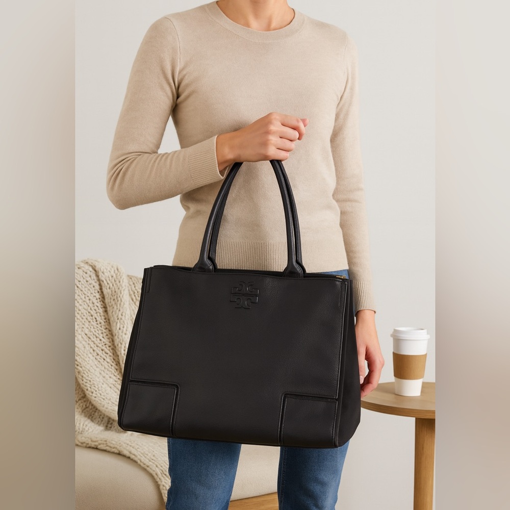 Tory Burch Leather Tote - Picture 4 of 11